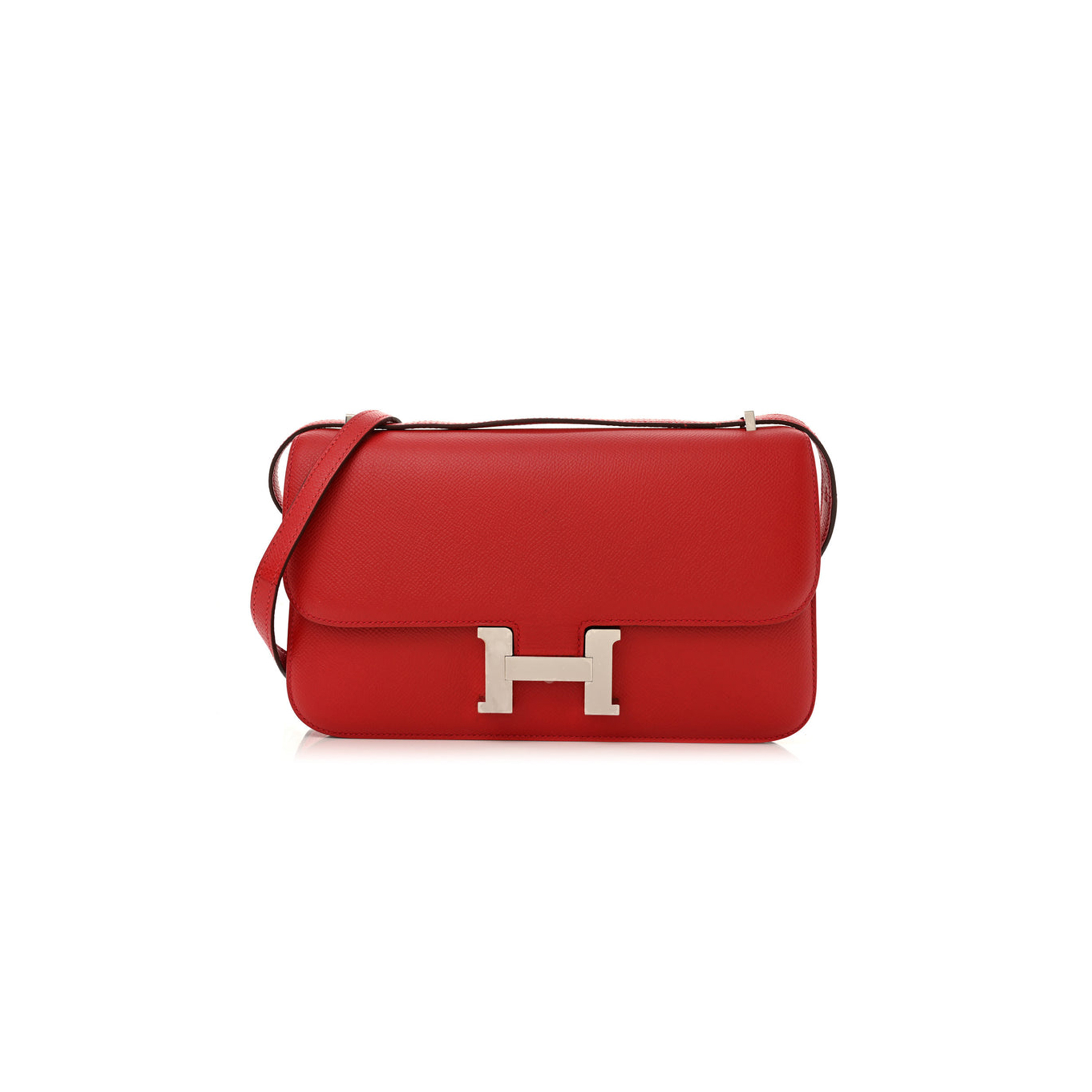 HERMES MASTER EPSOM CONSTANCE ELAN 25 ROUGE CASAQUE (25*15*4cm) 